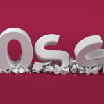 zerbrochene Buchstaben OSS